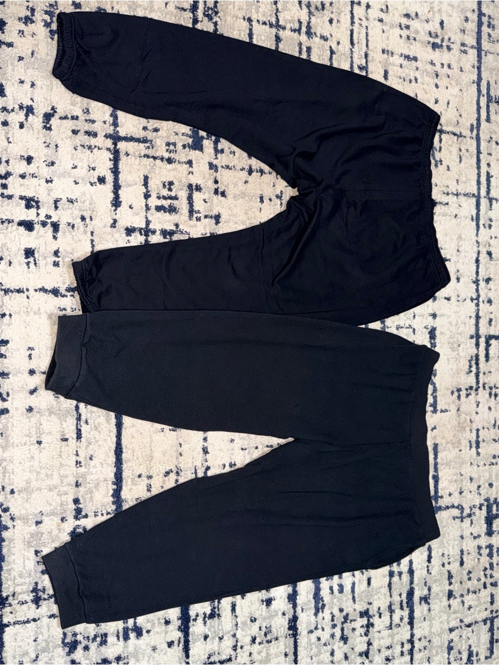 4 Pairs Victoria's Secret Black and Light Gray Sweatpants with Floral Trim - Picture 6 of 10
